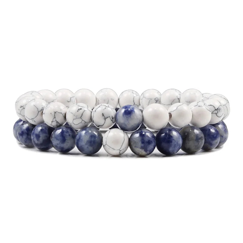 Bracelets Pierre de Lave Naturelle Cloud