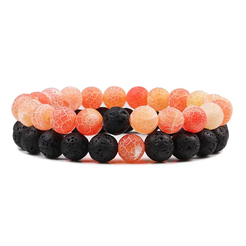 Bracelets Pierre de Lave Naturelle lava