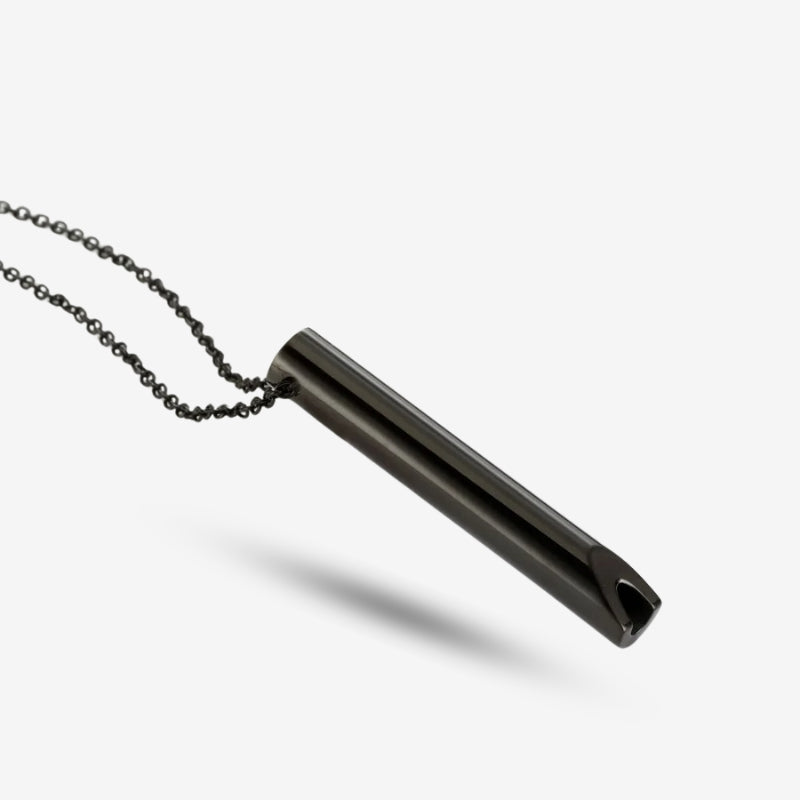 collier anxiété noir