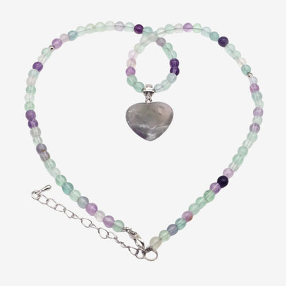 collier love pierre naturelle fluorine