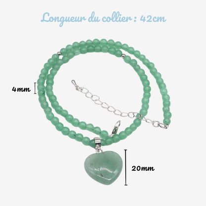 collier love pierre naturelle