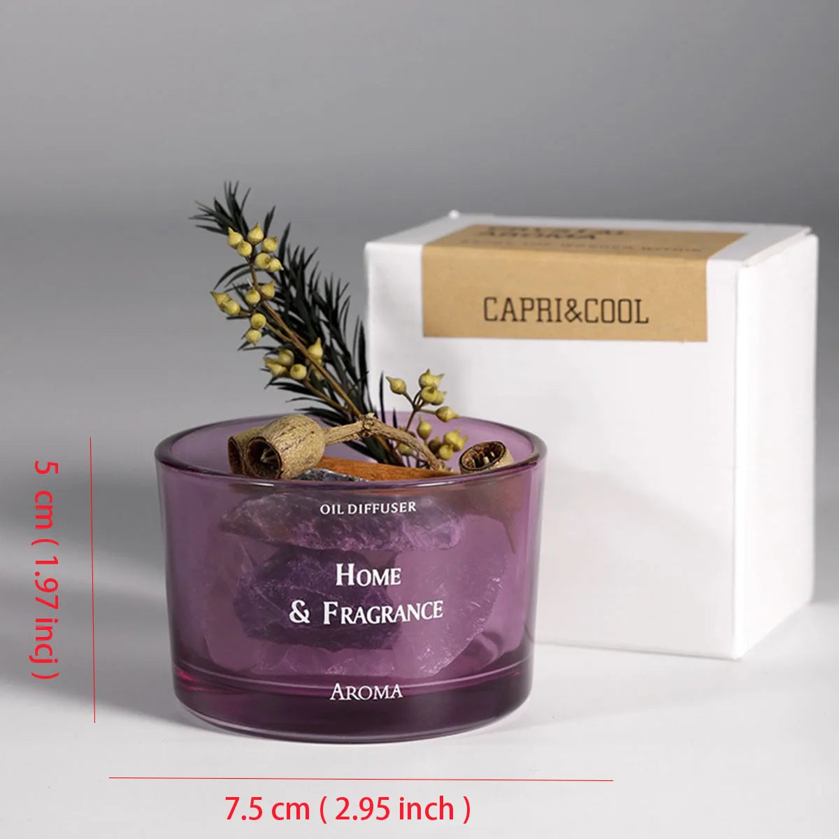 diffuseur huiles essentielles pierre violette